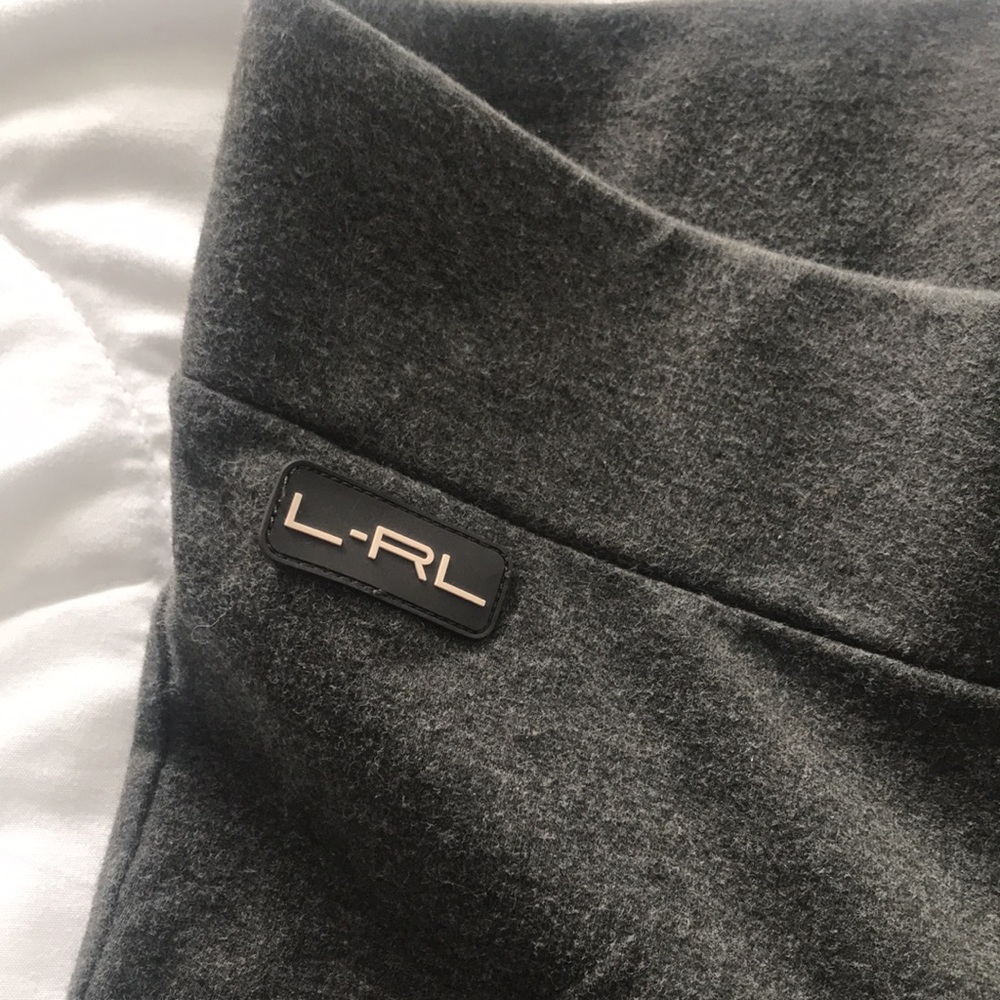 Ralph Lauren Activewear Thick Leggings in Grey